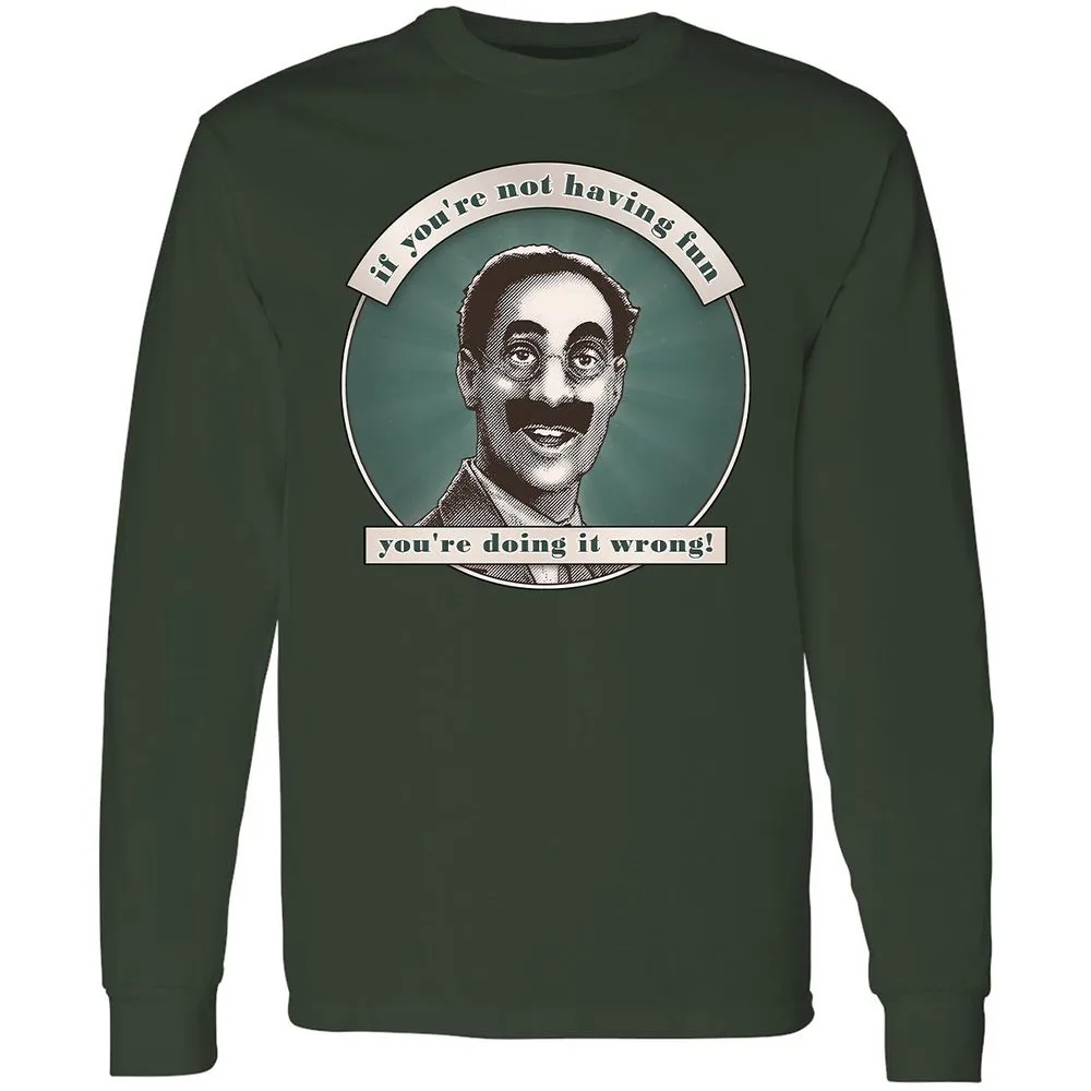 Long Sleeve T-Shirt - 71YCA7SH - Forest Green - 4