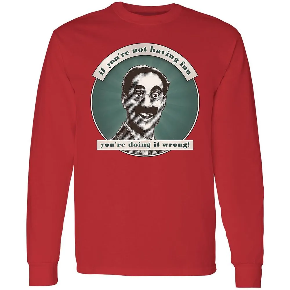 Long Sleeve T-Shirt - 71YCA7SH - Red - 14