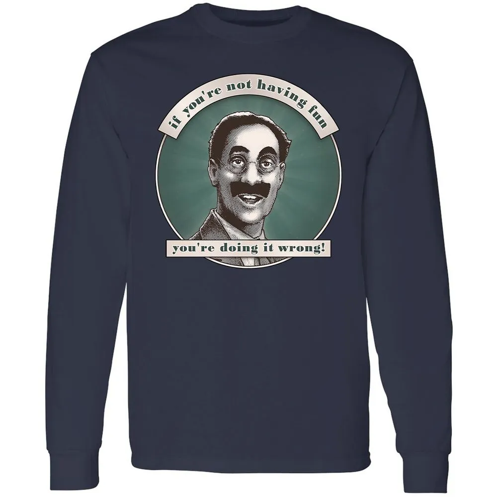 Long Sleeve T-Shirt - 71YCA7SH - Navy - 2