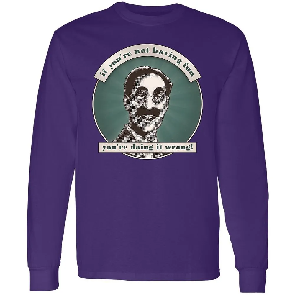 Long Sleeve T-Shirt - 71YCA7SH - Purple - 13