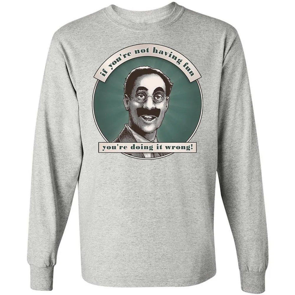 Long Sleeve T-Shirt - 71YCA7SH - Ash - 7
