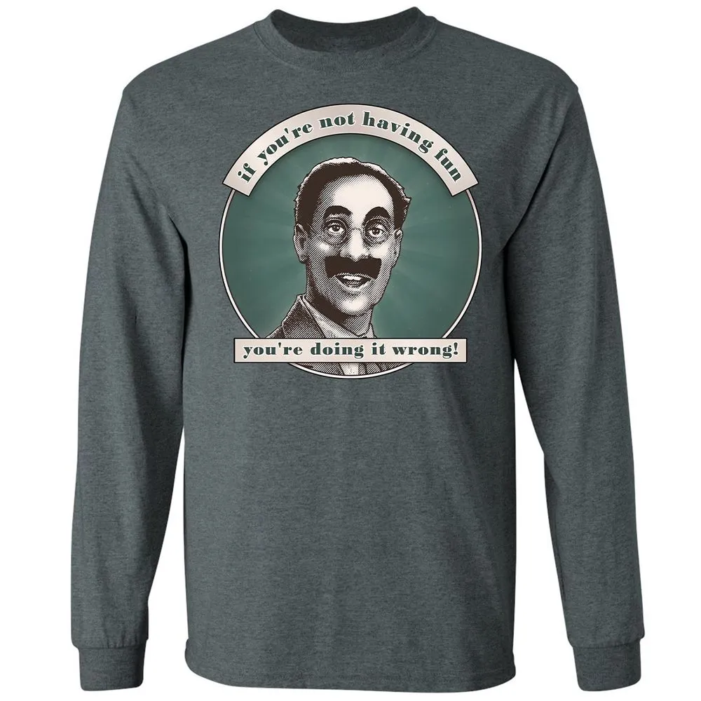 Long Sleeve T-Shirt - 71YCA7SH - Dark Heather - 15