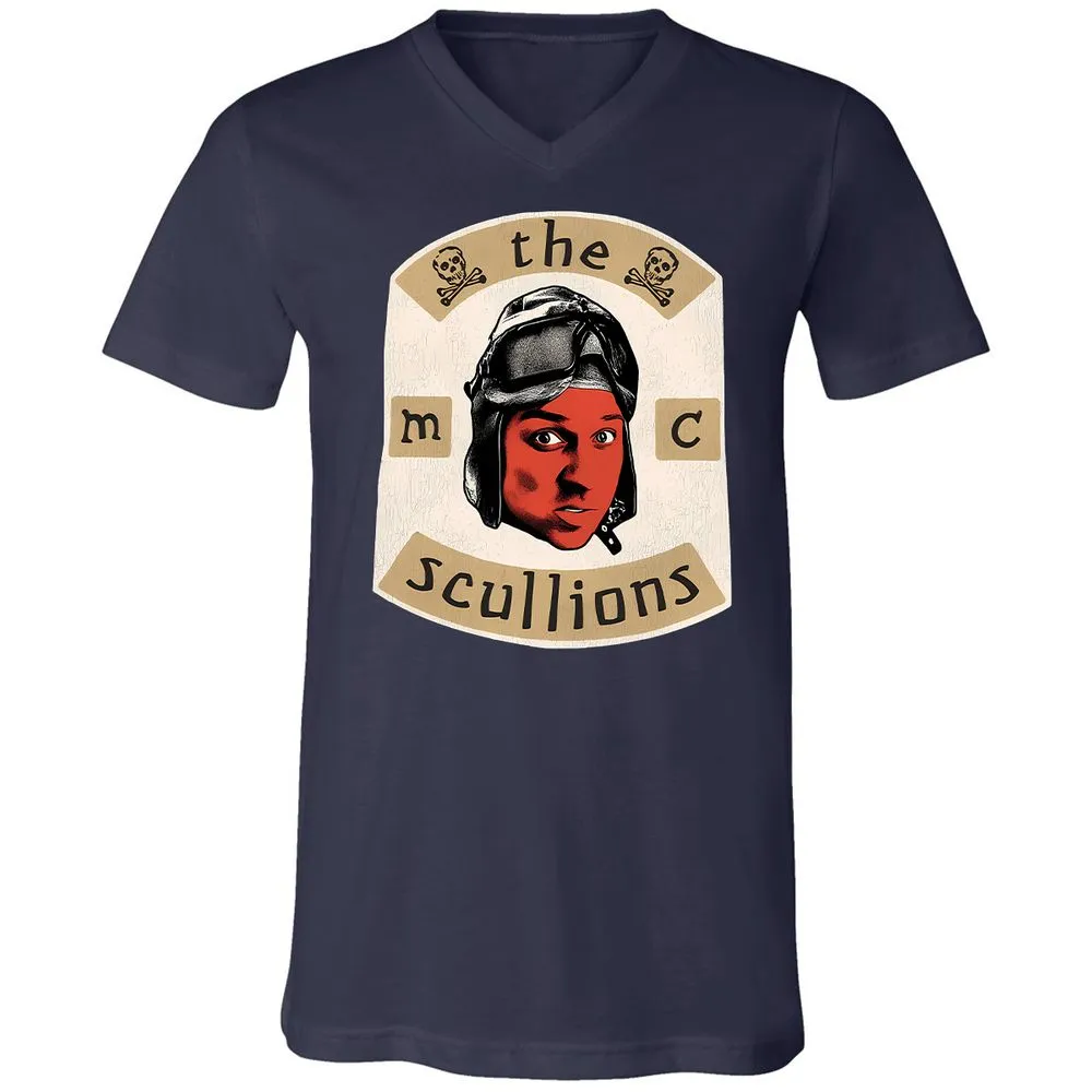 Unisex V-Neck T-Shirt - U55SWYSS - Navy - 2
