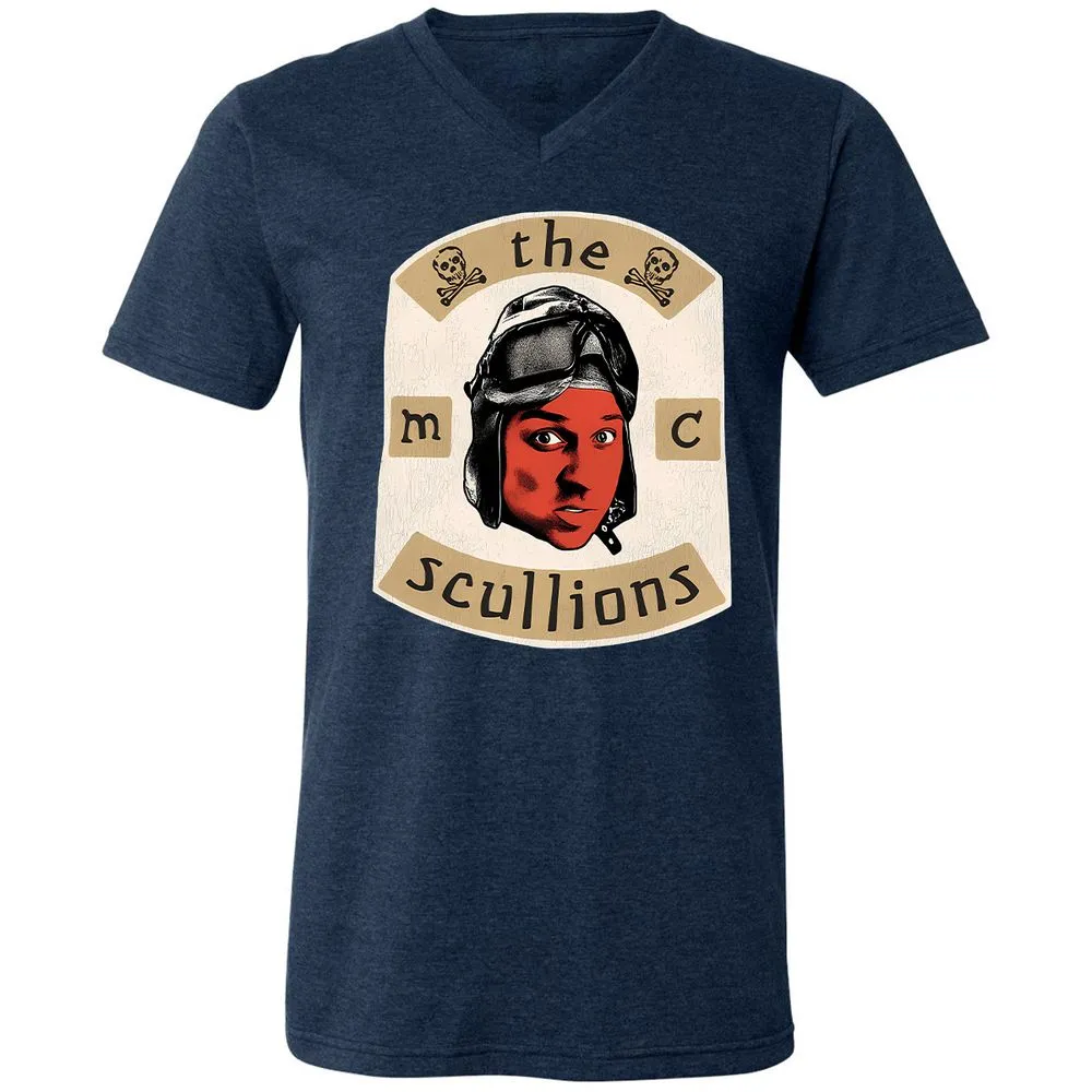 Unisex V-Neck T-Shirt - U55SWYSS - Heather Navy - 15