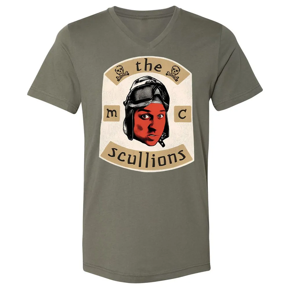 Unisex V-Neck T-Shirt - U55SWYSS - Military Green - 10