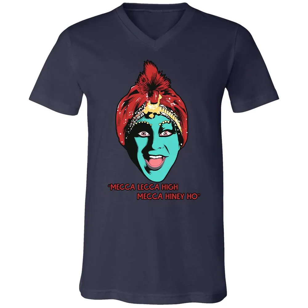 Unisex V-Neck T-Shirt - 3X583ZH3 - Navy - 2