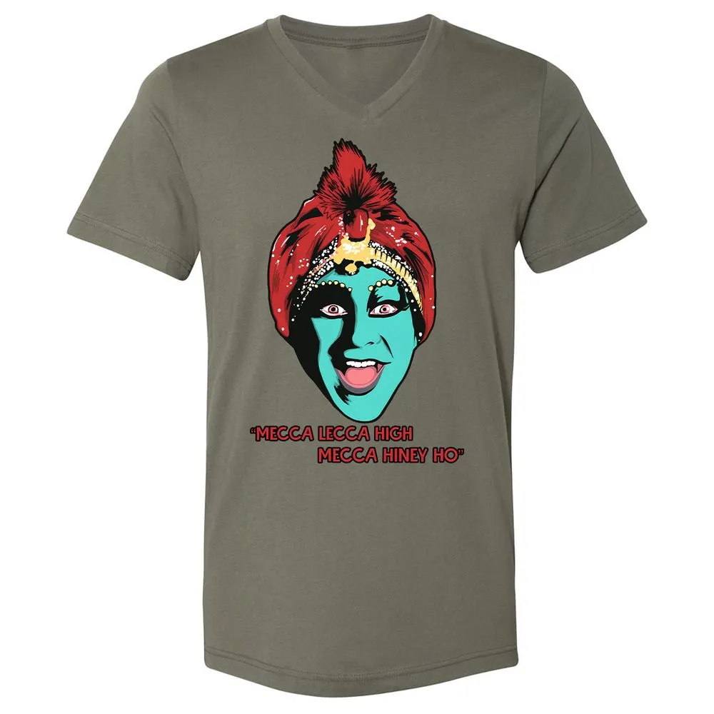 Unisex V-Neck T-Shirt - 3X583ZH3 - Military Green - 10