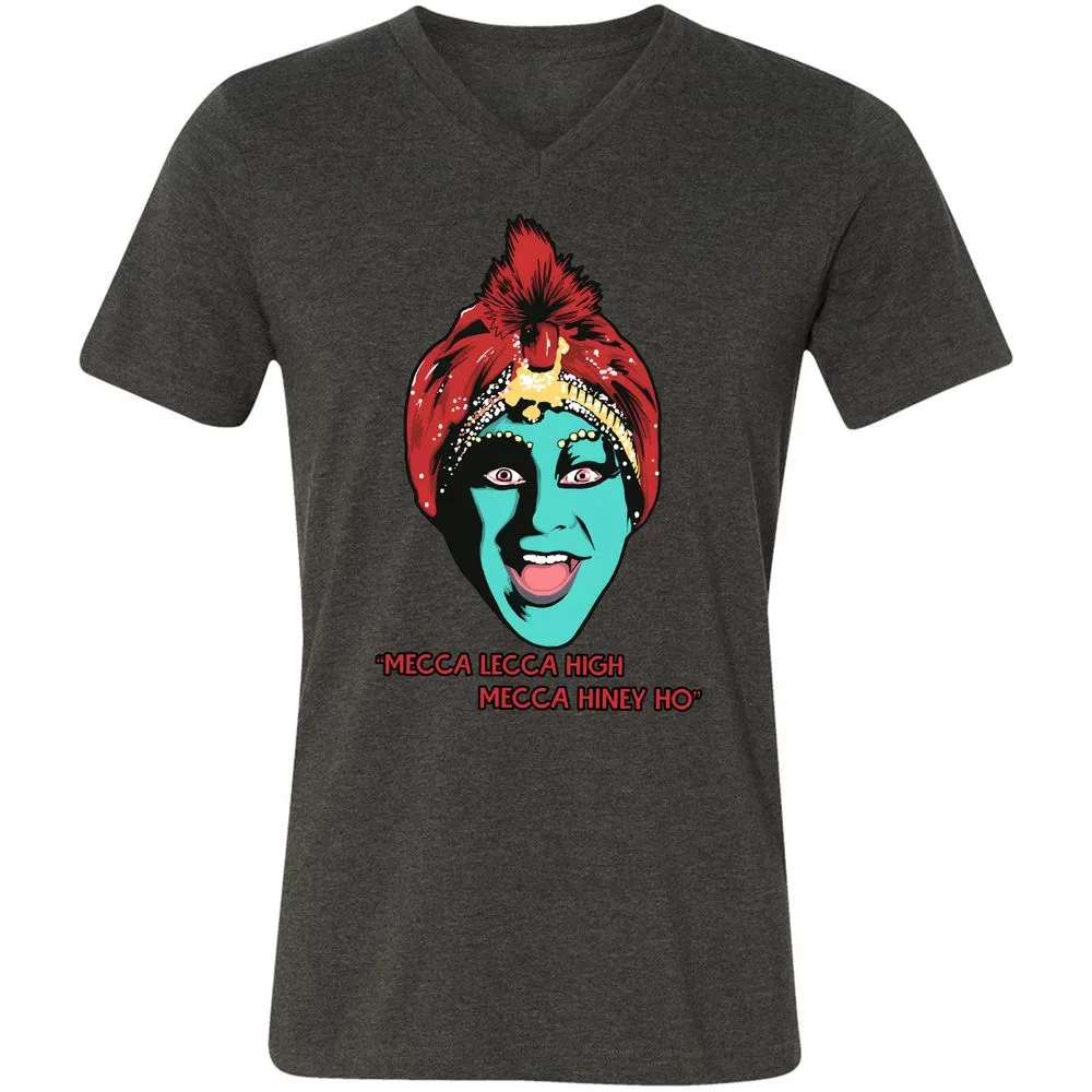 Unisex V-Neck T-Shirt - 3X583ZH3 - Dark Grey Heather - 8