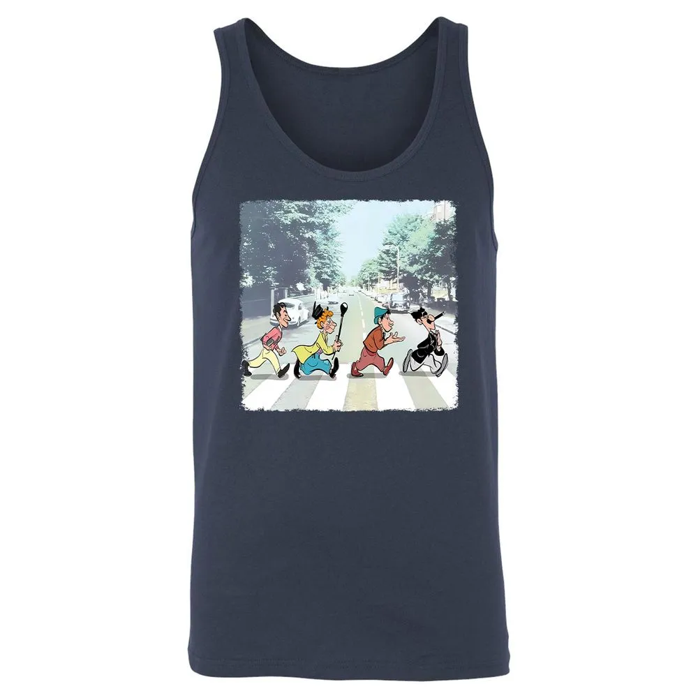 Unisex Jersey Tank - D51TU4F3 - Navy - 2