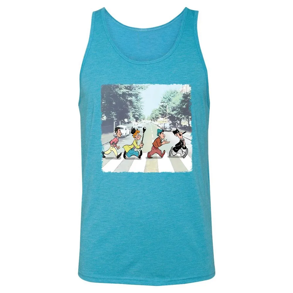Unisex Jersey Tank - D51TU4F3 - Aqua Triblend - 3