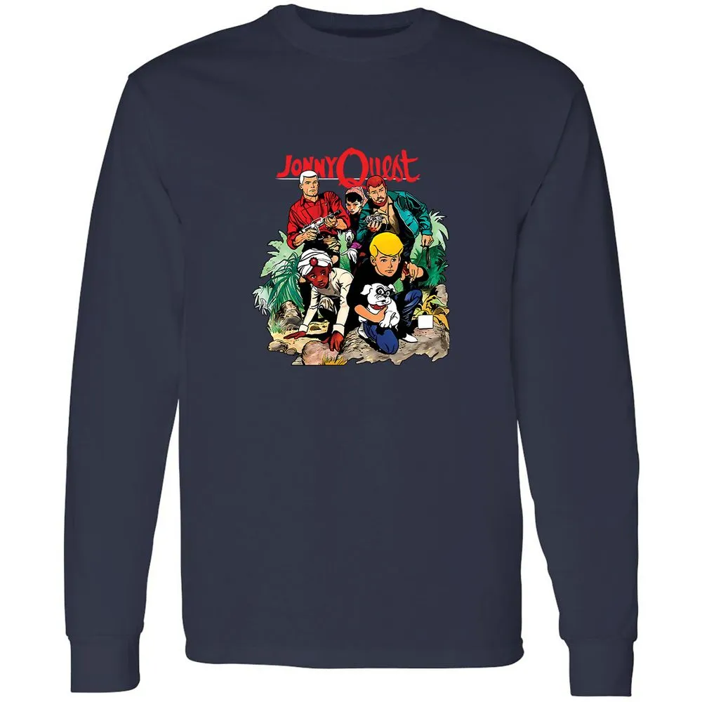 Long Sleeve T-Shirt - 7EQVG73D - Navy - 2