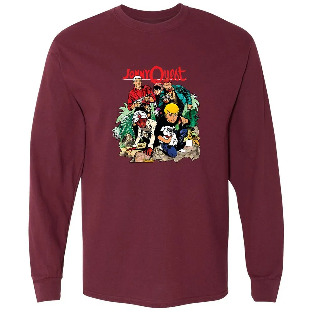 Long Sleeve T-Shirt - 7EQVG73D - Maroon - 11