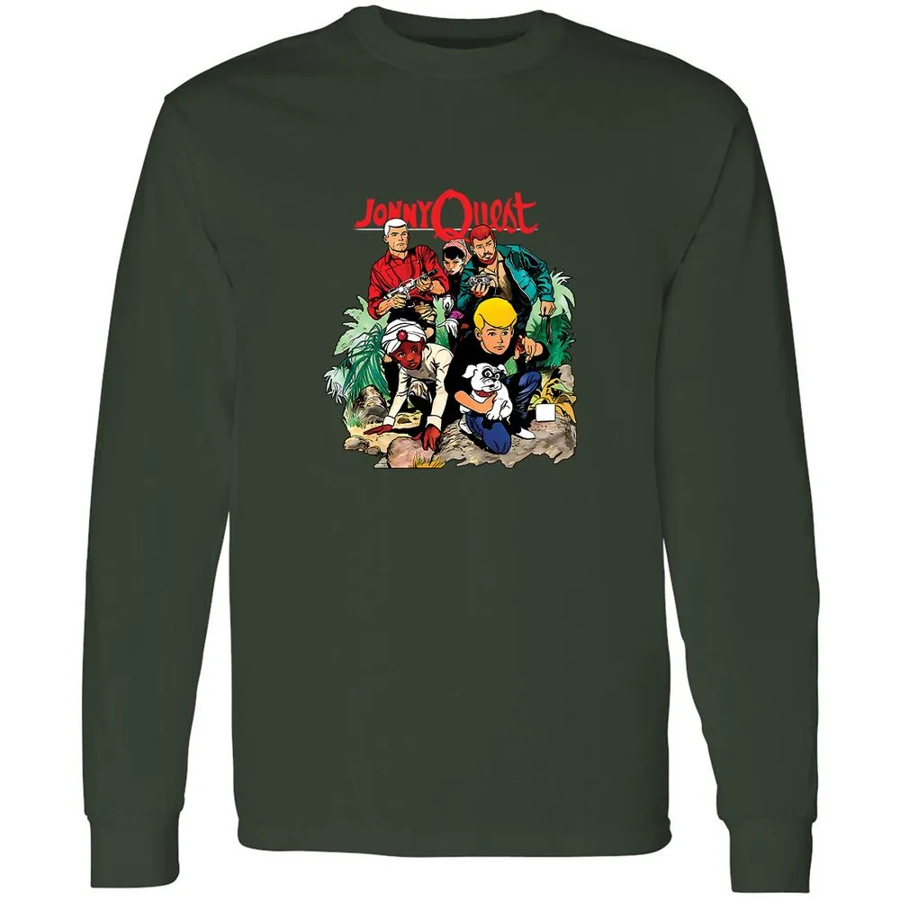 Long Sleeve T-Shirt - 7EQVG73D - Forest Green - 4