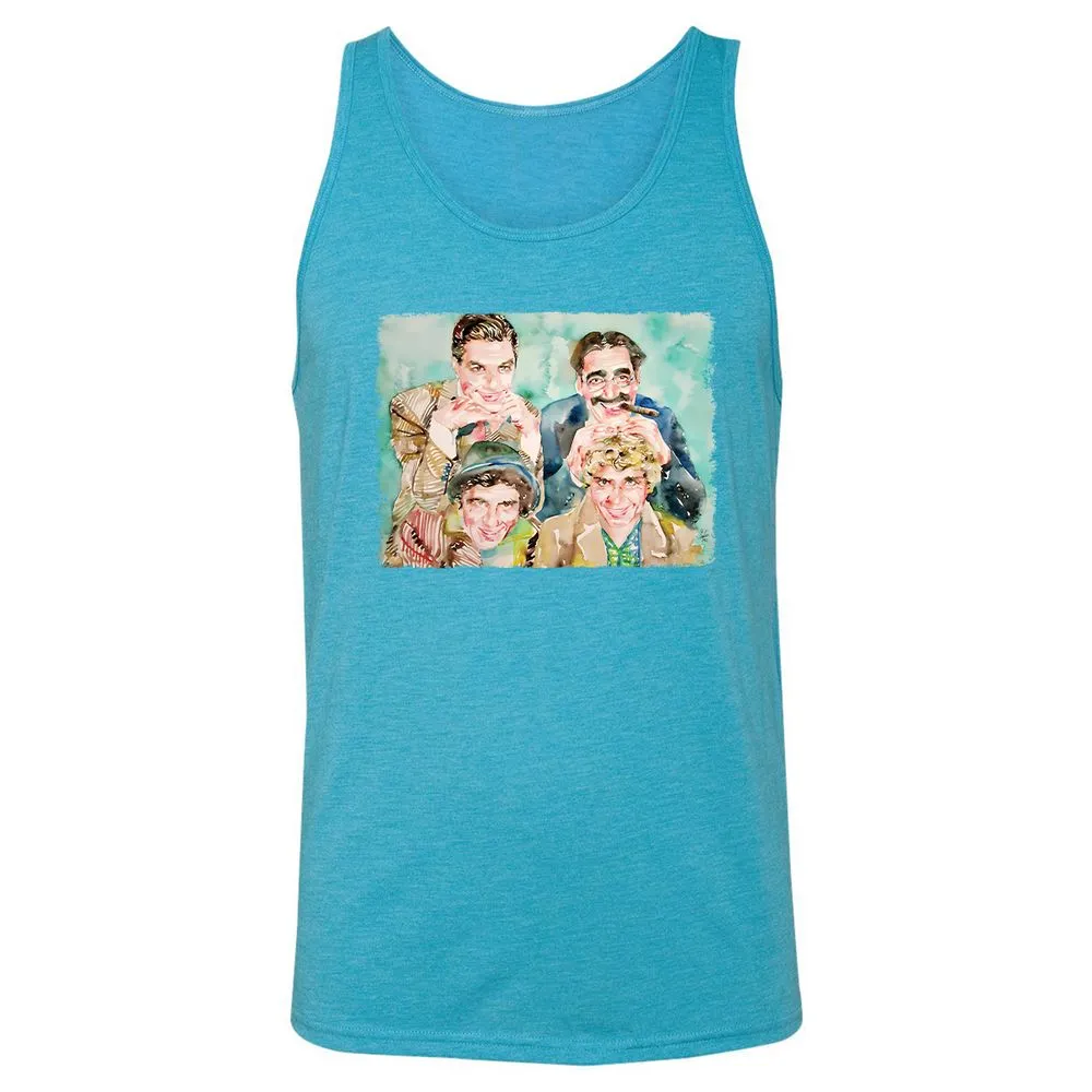 Unisex Jersey Tank - UJV1CN21 - Aqua Triblend - 3