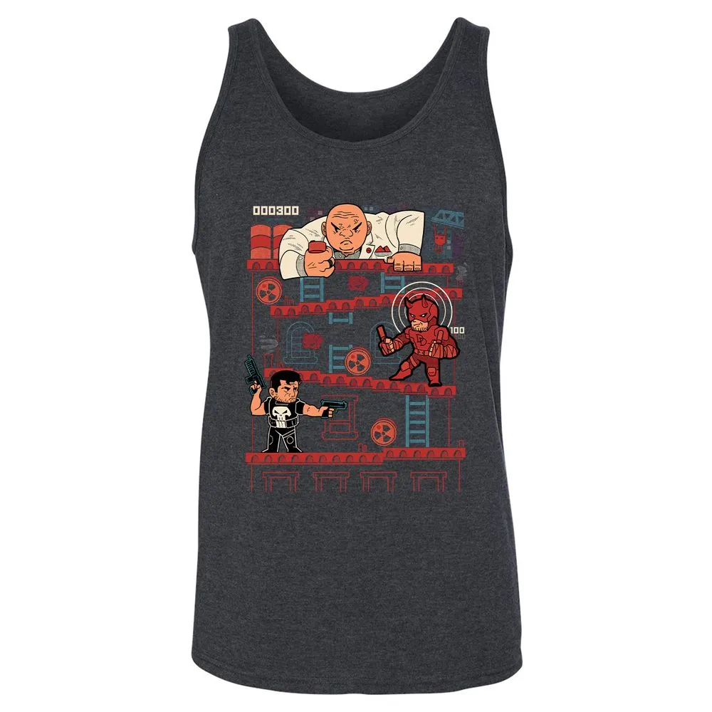 Unisex Jersey Tank - 6BEALYNF - Dark Grey Heather - 6