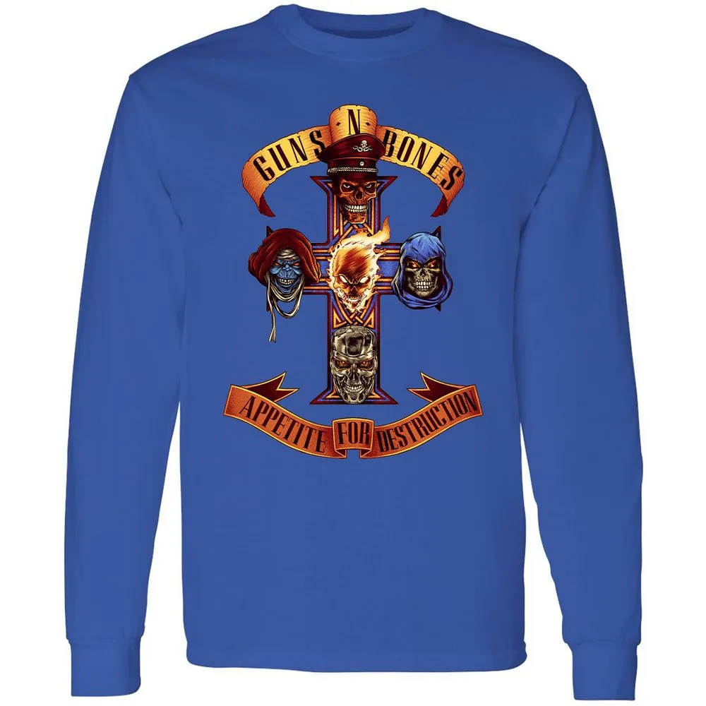 Long Sleeve T-Shirt - ZNNFA47D - Royal - 8