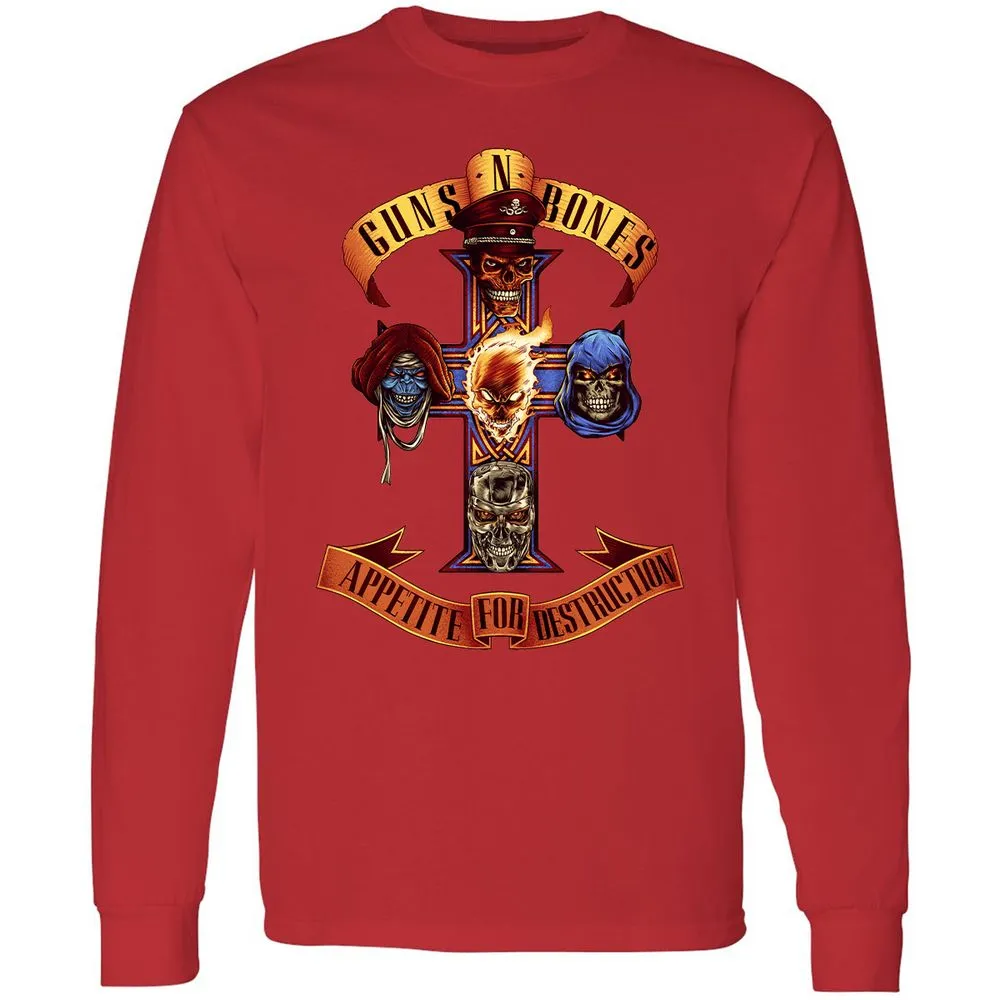 Long Sleeve T-Shirt - ZNNFA47D - Red - 14