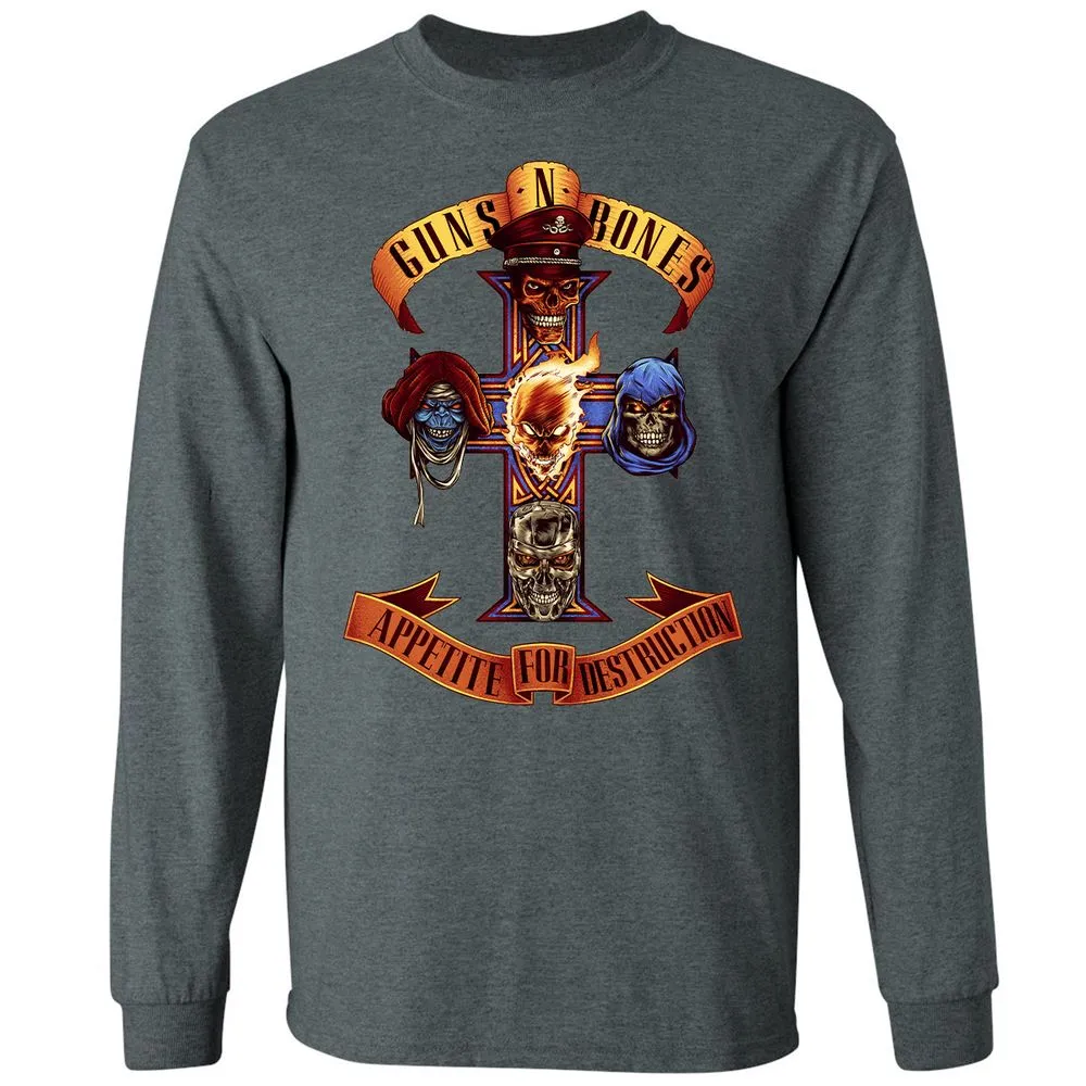 Long Sleeve T-Shirt - ZNNFA47D - Dark Heather - 15