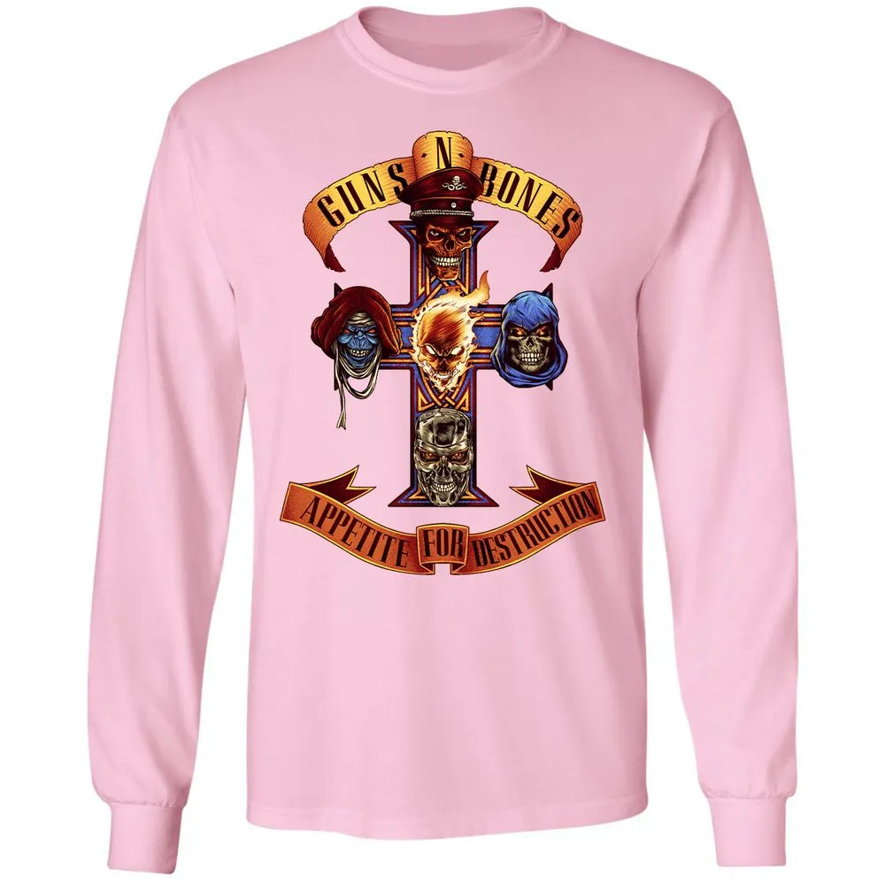 Long Sleeve T-Shirt - ZNNFA47D - Light Pink - 3