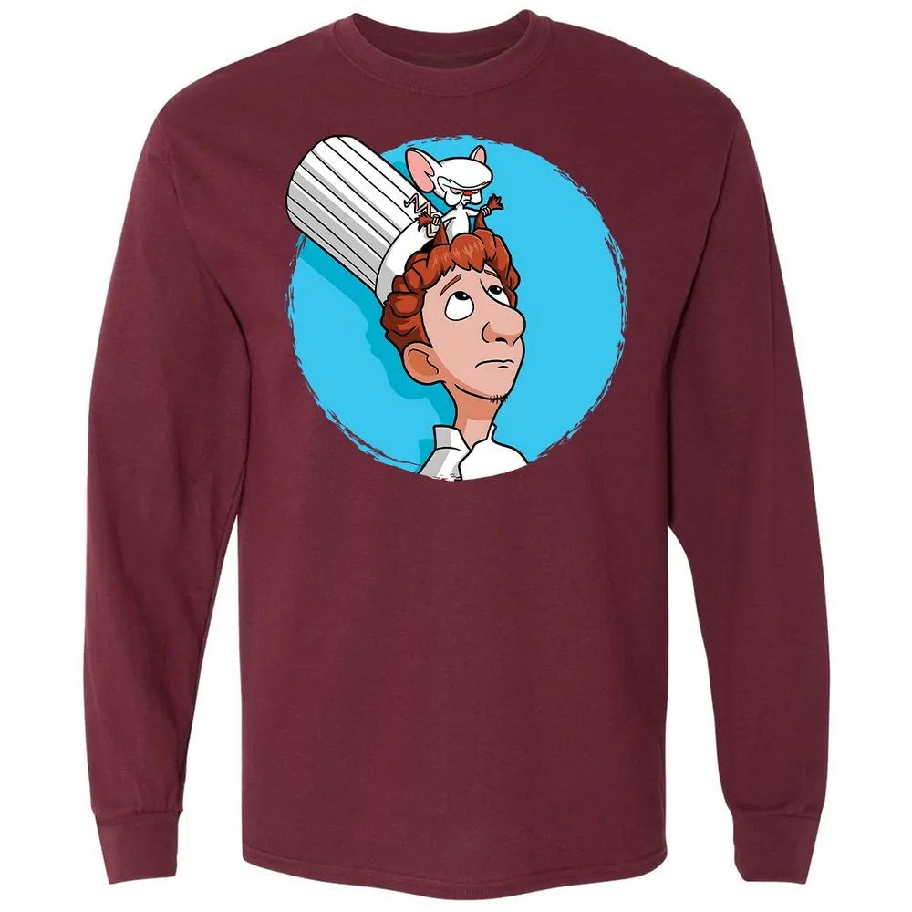 Long Sleeve T-Shirt - 1D4E92VK - Maroon - 11