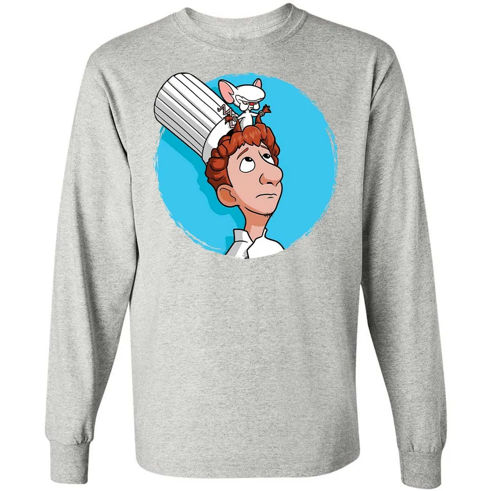 Long Sleeve T-Shirt - 1D4E92VK - Ash - 7
