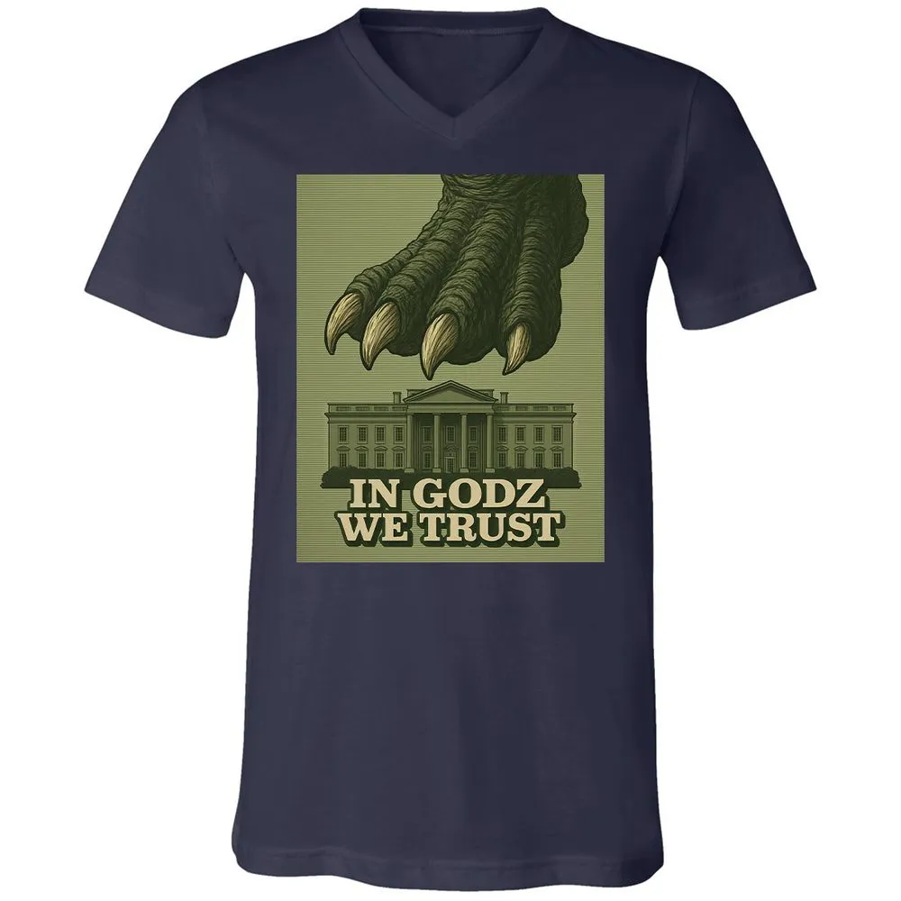 Unisex V-Neck T-Shirt - NJMADRS8 - Navy - 2