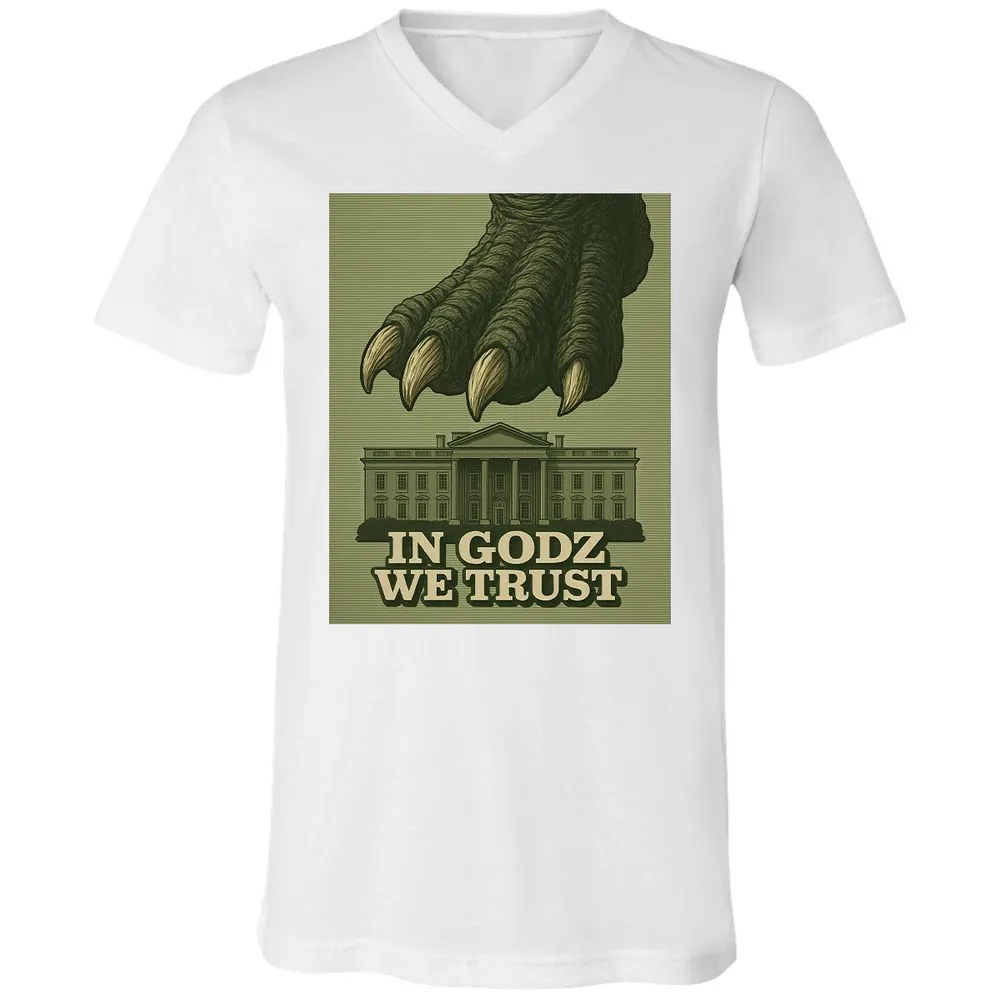 Unisex V-Neck T-Shirt - NJMADRS8 - White - 5