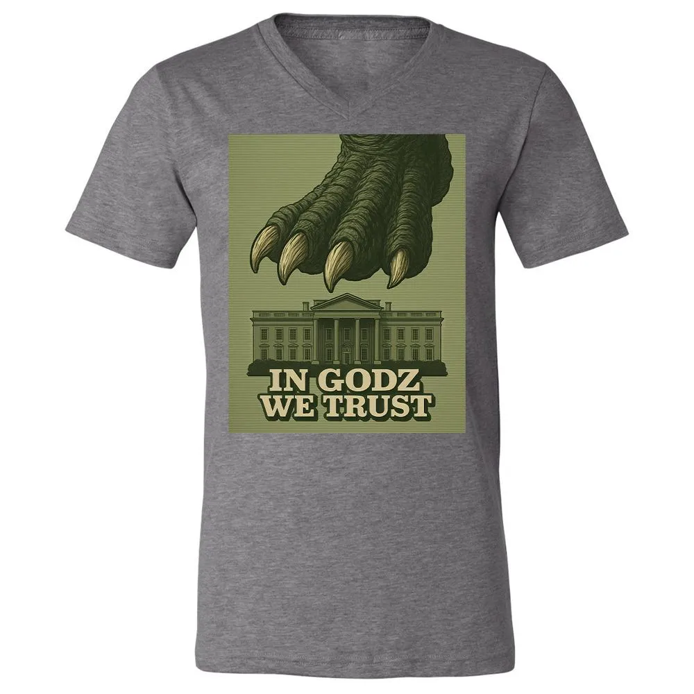 Unisex V-Neck T-Shirt - NJMADRS8 - Deep Heather - 13