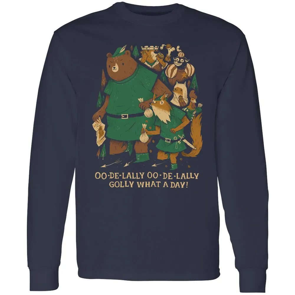 Long Sleeve T-Shirt - 7QNDZFWP - Navy - 2