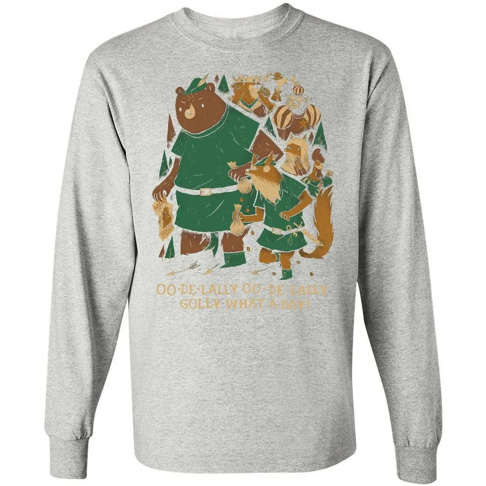 Long Sleeve T-Shirt - 7QNDZFWP - Ash - 7