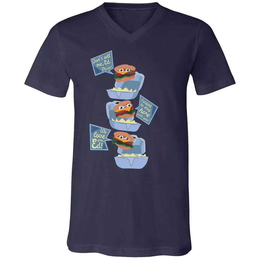 Unisex V-Neck T-Shirt - Z7P2HVQ4 - Navy - 2