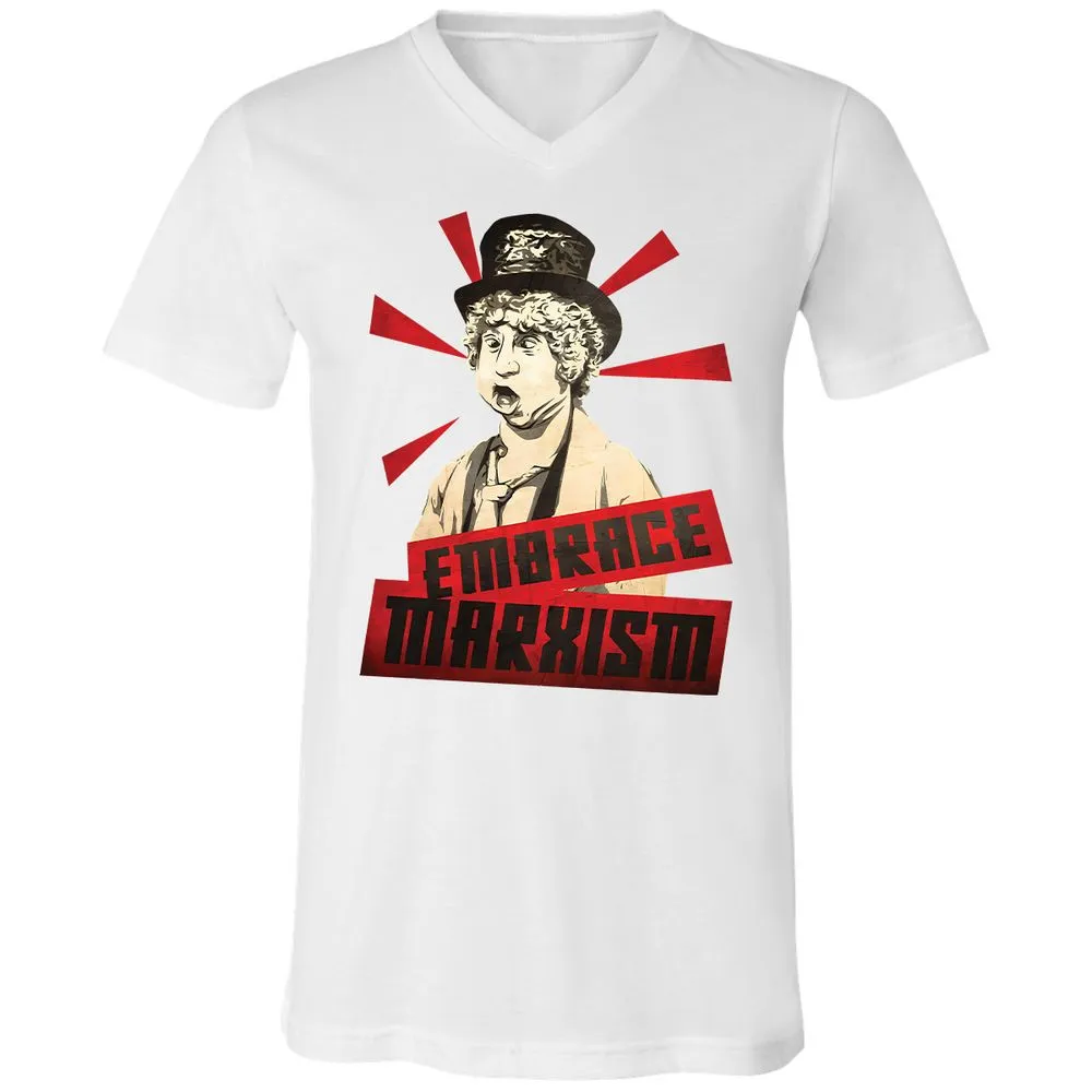 Unisex V-Neck T-Shirt - LASKZSRH - White - 5