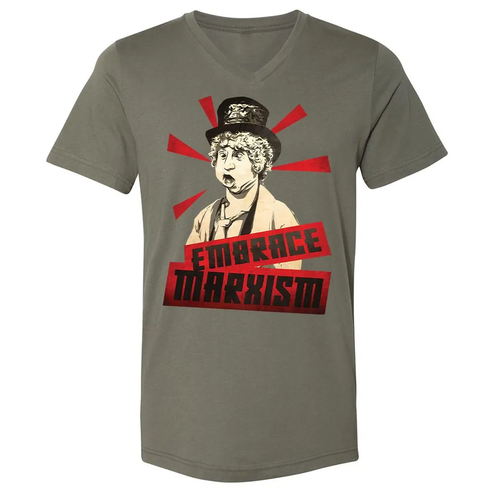 Unisex V-Neck T-Shirt - LASKZSRH - Military Green - 10
