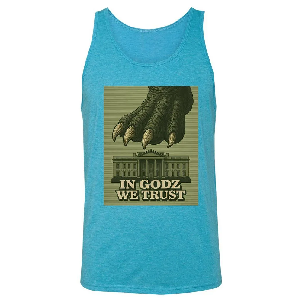 Unisex Jersey Tank - MSKJCXPG - Aqua Triblend - 3