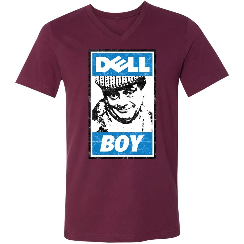 Unisex V-Neck T-Shirt - R5UTZANJ - Maroon - 6