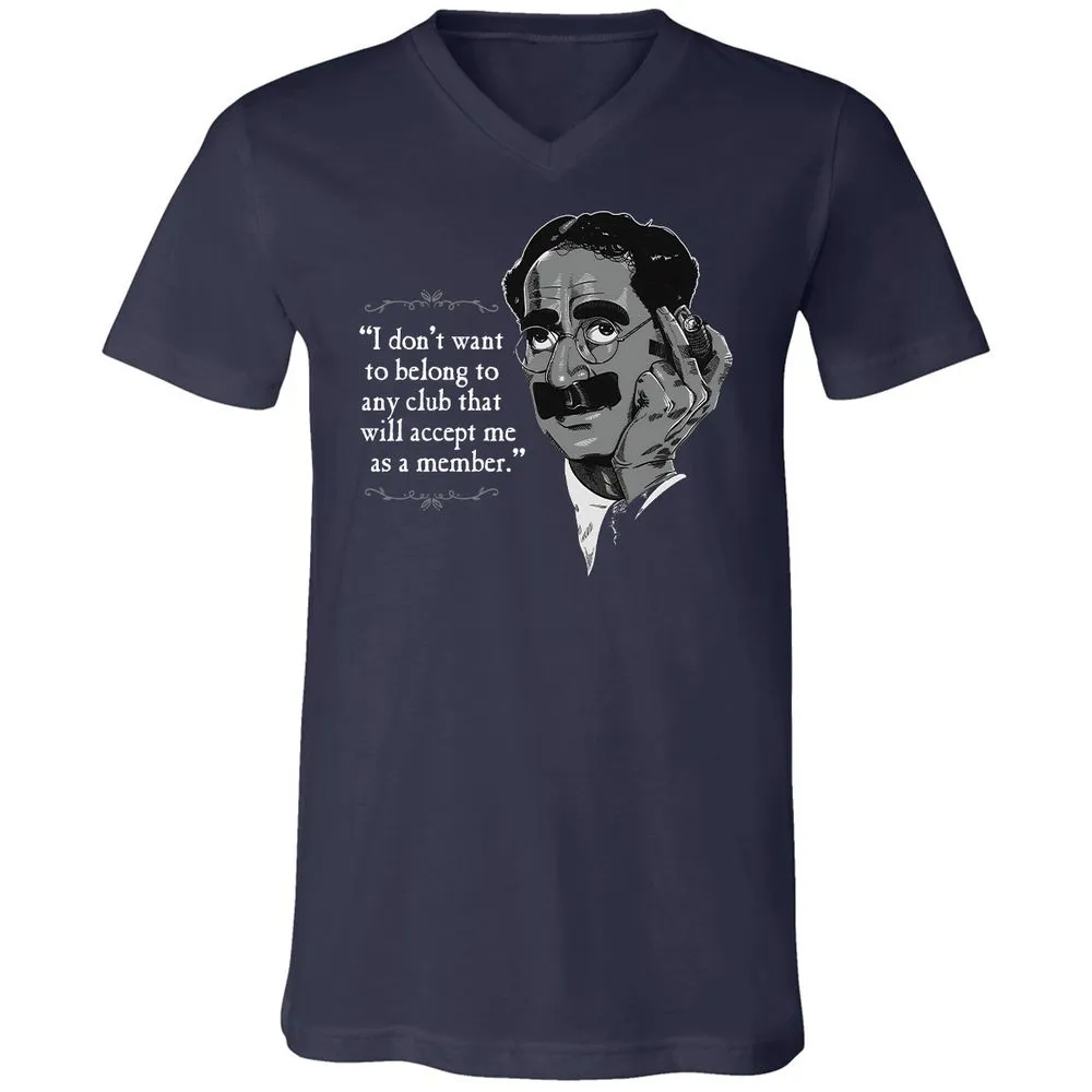 Unisex V-Neck T-Shirt - 9YLF2D9P - Navy - 2