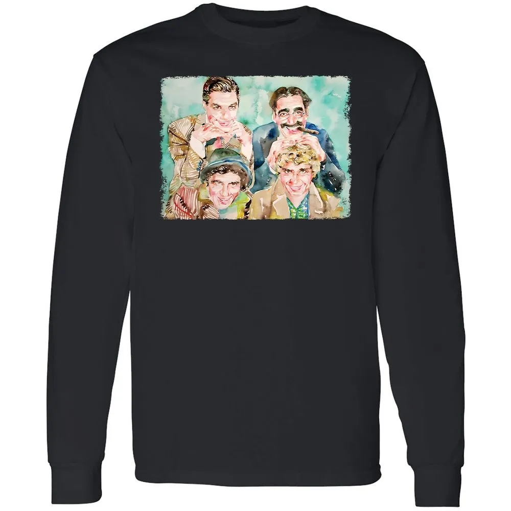 Long Sleeve T-Shirt - 7ZBRRSJX - Black - 16