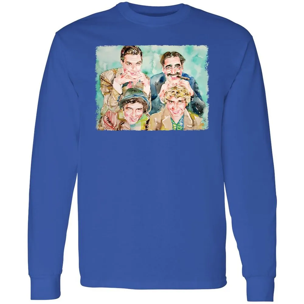Long Sleeve T-Shirt - 7ZBRRSJX - Royal - 8