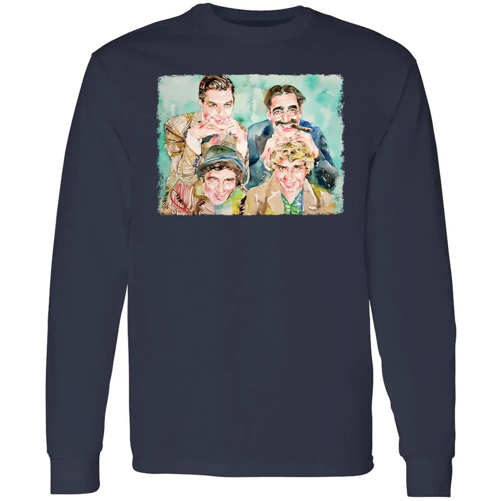 Long Sleeve T-Shirt - 7ZBRRSJX - Navy - 12