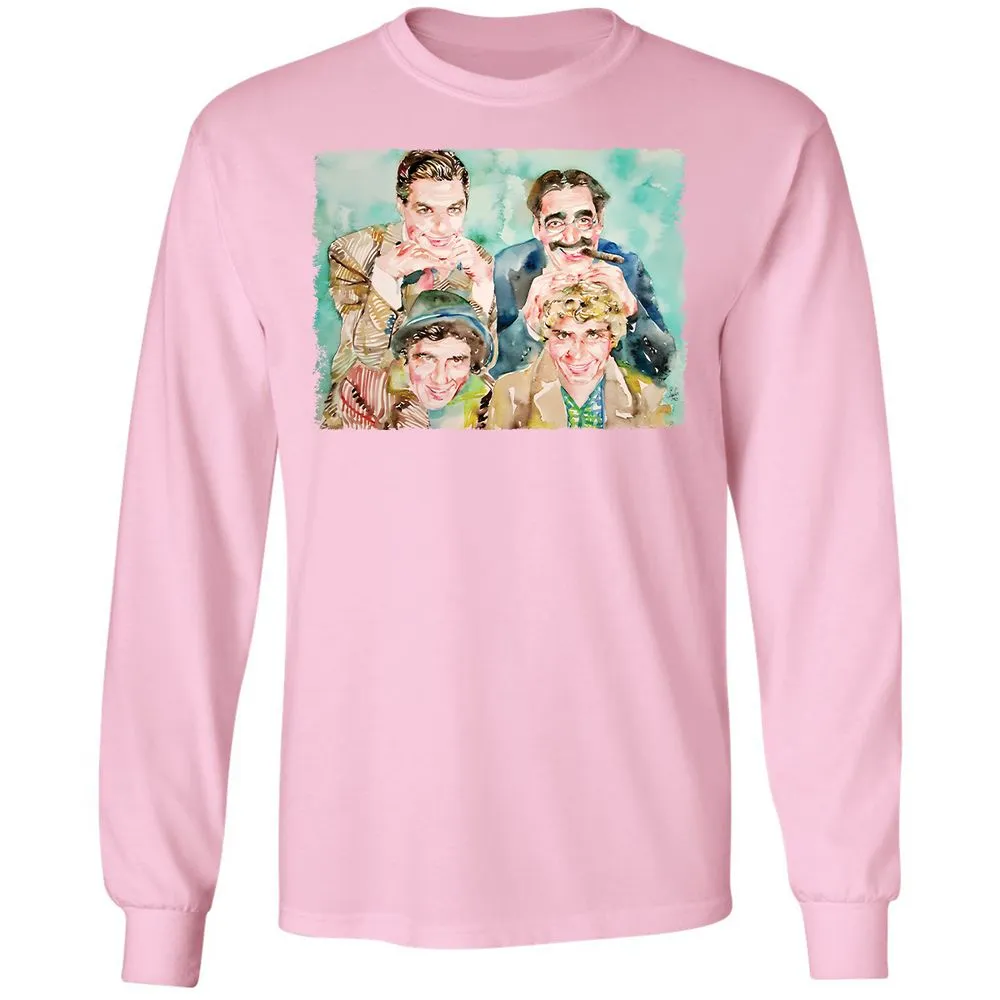 Long Sleeve T-Shirt - 7ZBRRSJX - Light Pink - 3