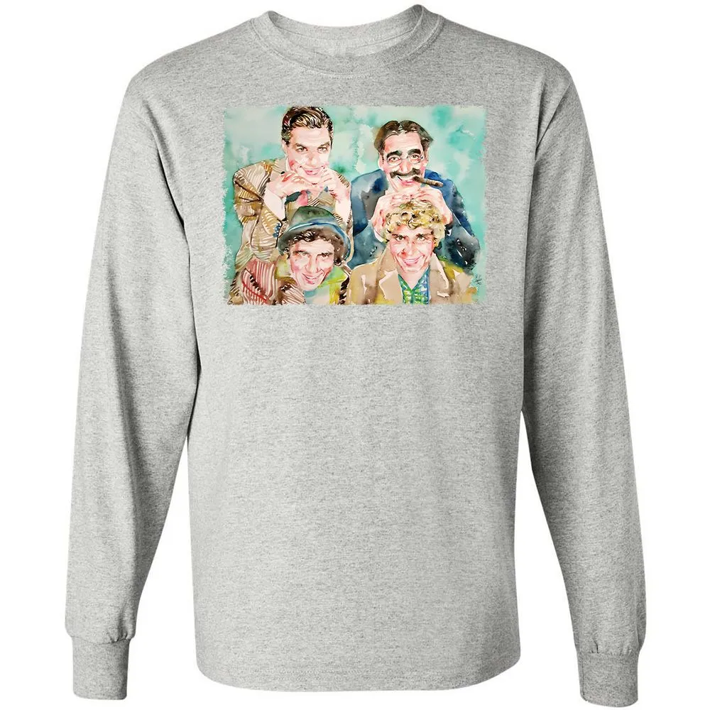 Long Sleeve T-Shirt - 7ZBRRSJX - Ash - 5