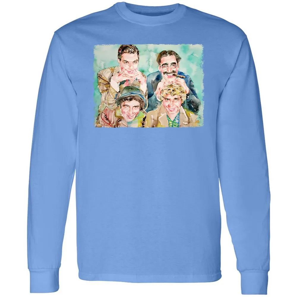 Long Sleeve T-Shirt - 7ZBRRSJX - Carolina Blue - 2