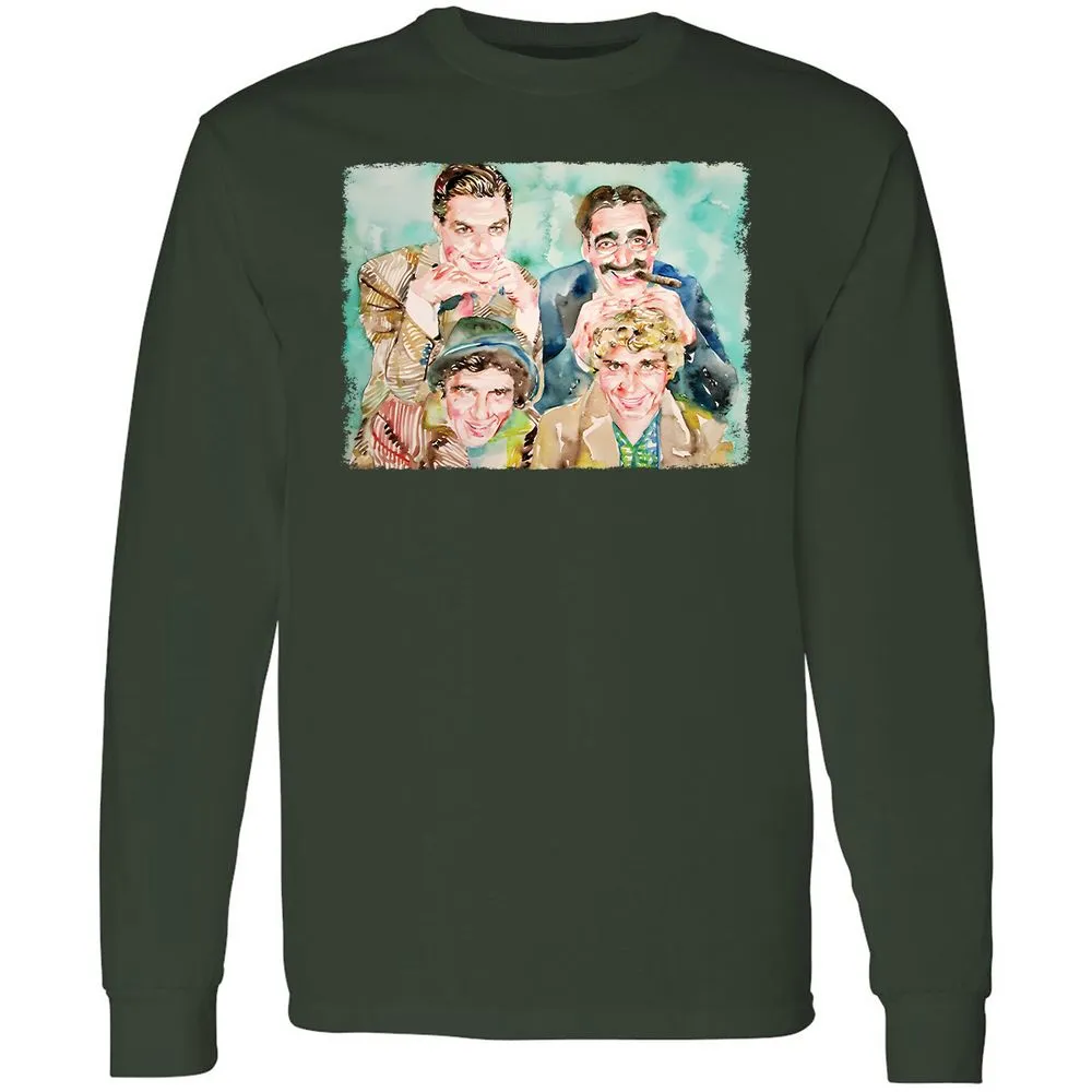 Long Sleeve T-Shirt - 7ZBRRSJX - Forest Green - 4