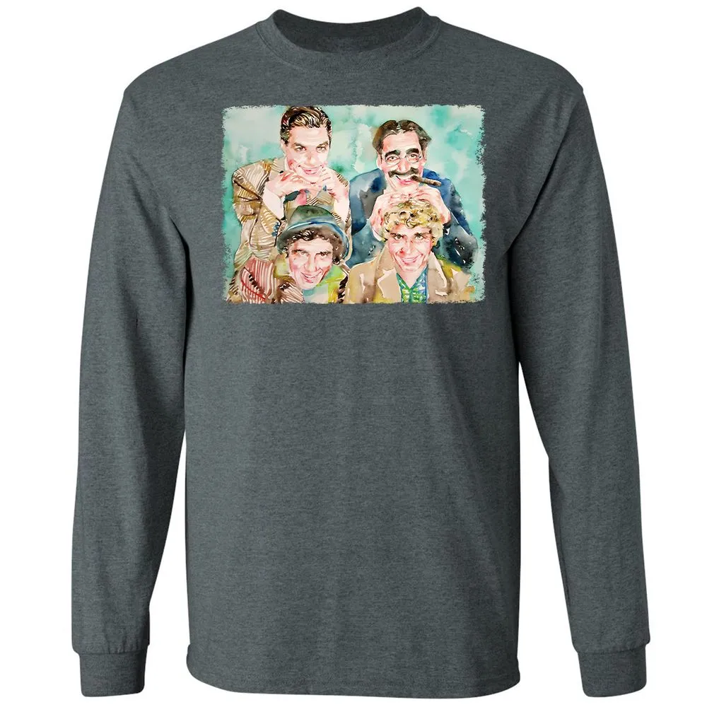 Long Sleeve T-Shirt - 7ZBRRSJX - Dark Heather - 15