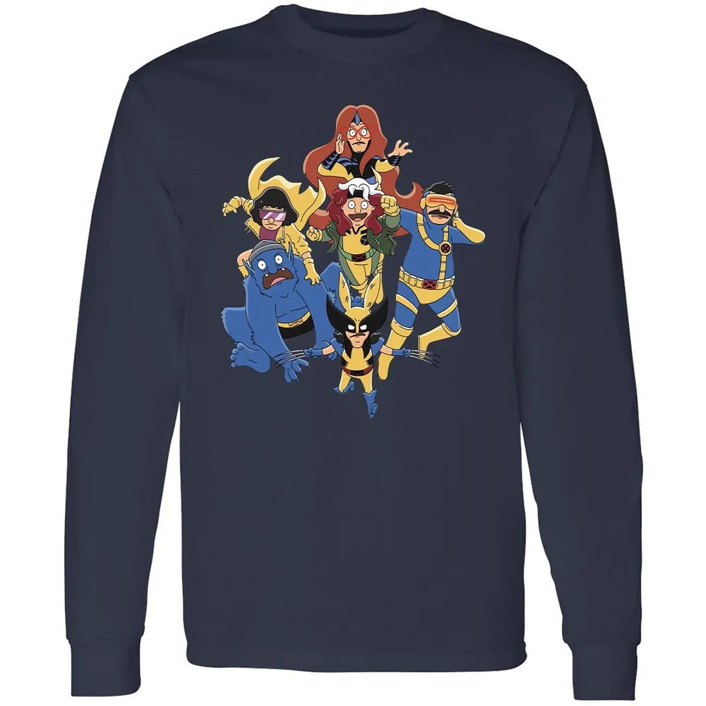 Long Sleeve T-Shirt - 1X7BW52R - Navy - 2
