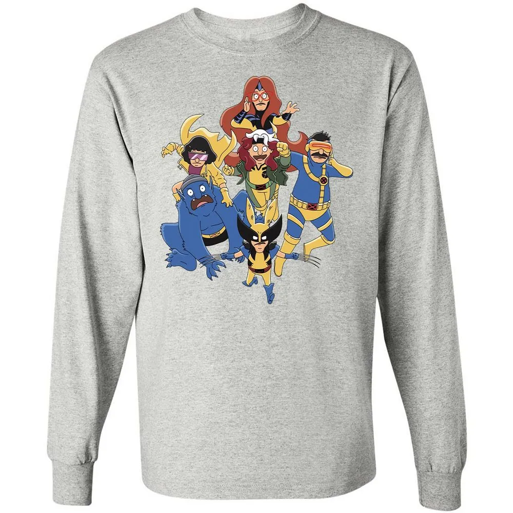 Long Sleeve T-Shirt - 1X7BW52R - Ash - 7