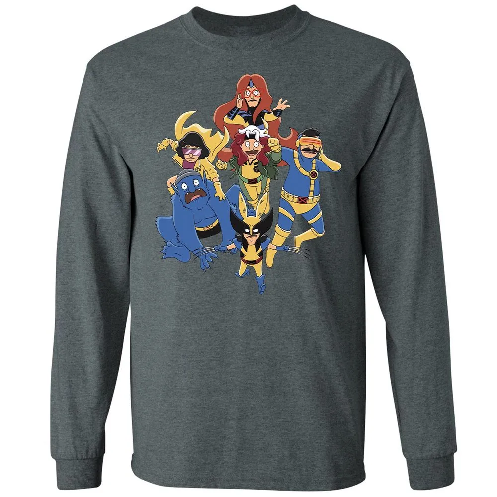 Long Sleeve T-Shirt - 1X7BW52R - Dark Heather - 15