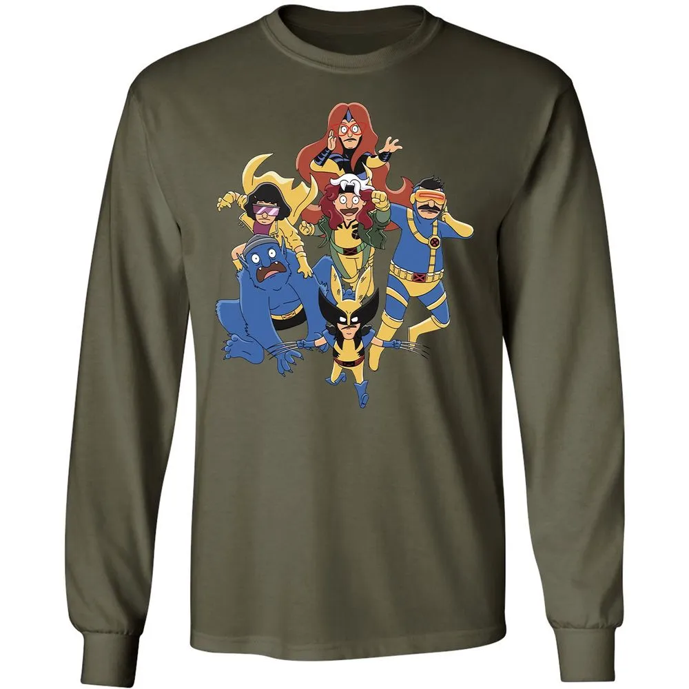 Long Sleeve T-Shirt - 1X7BW52R - Military Green - 16
