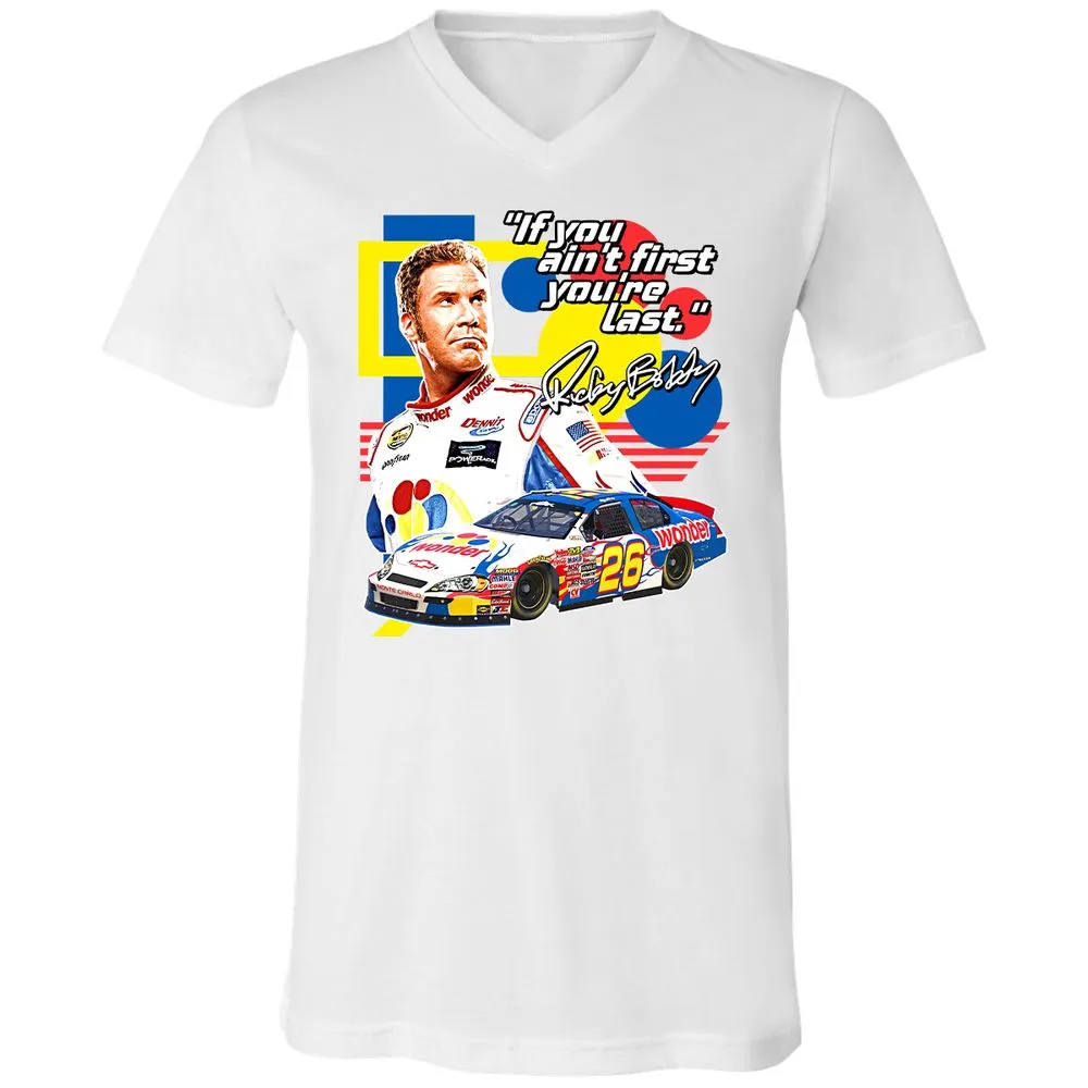 Unisex V-Neck T-Shirt - W6K25PGW - White - 5
