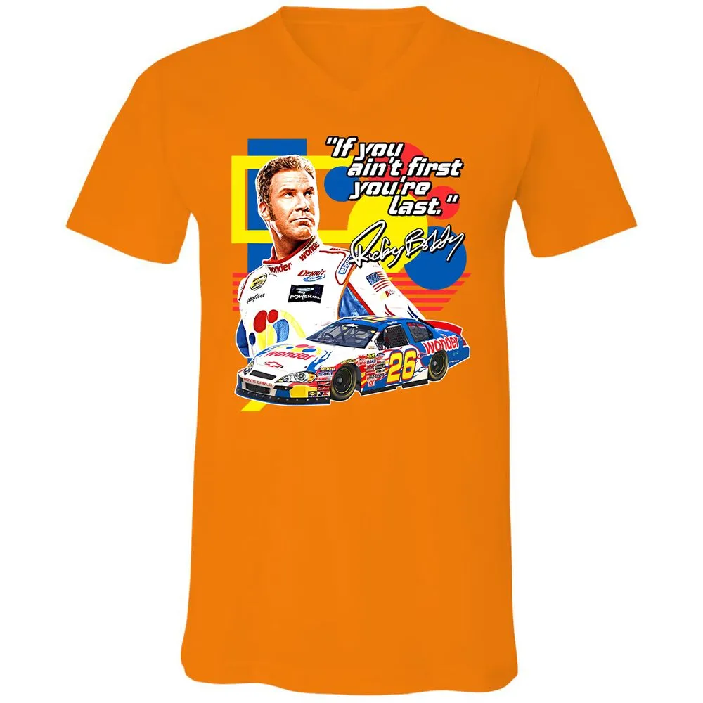 Unisex V-Neck T-Shirt - W6K25PGW - Orange - 11